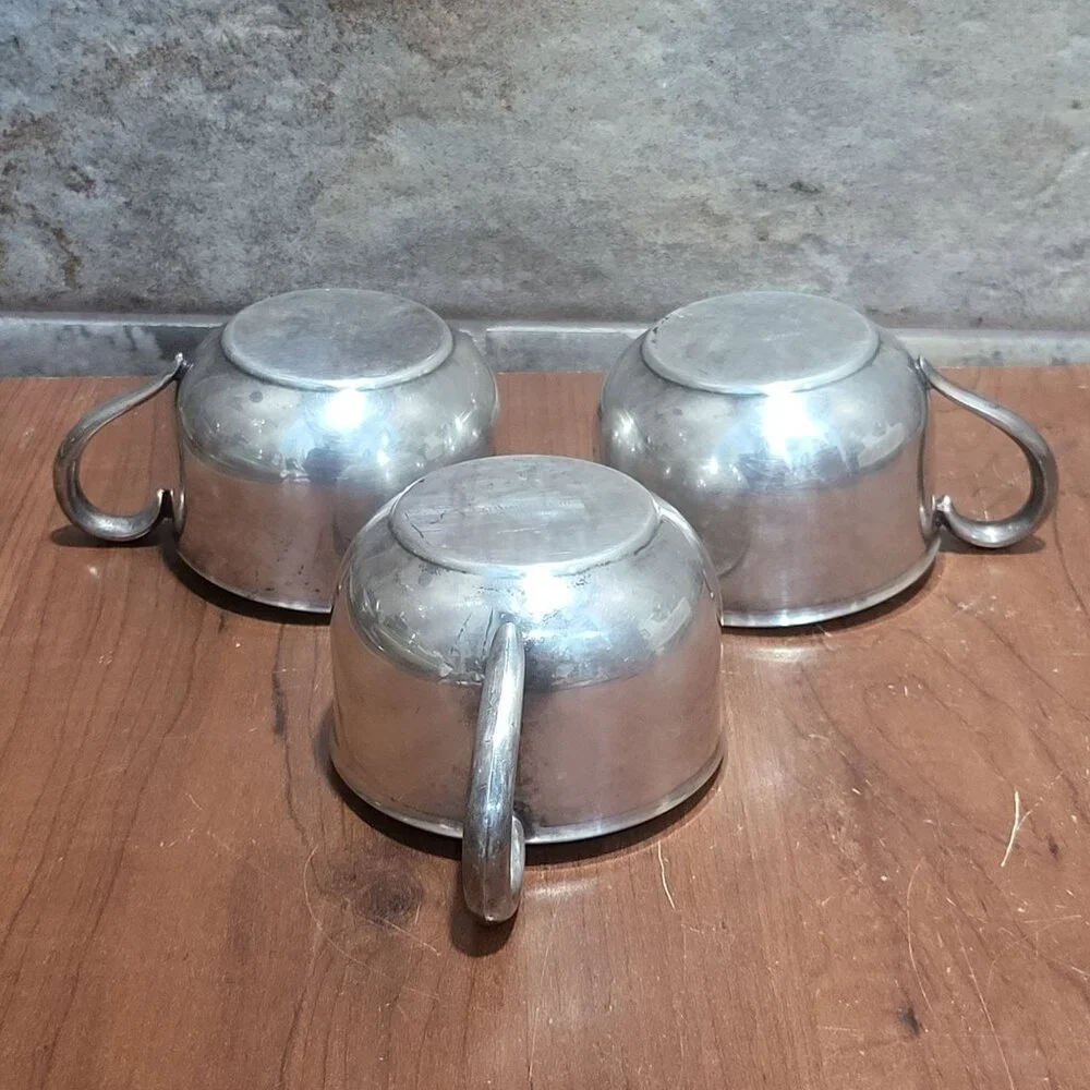 Vintage Oneida Silversmiths Cup Set of 3
